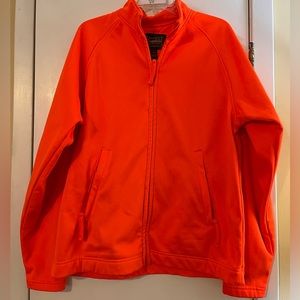Orange zip up Jacket